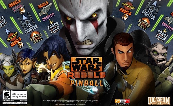 Star Wars Rebels Pinball logo