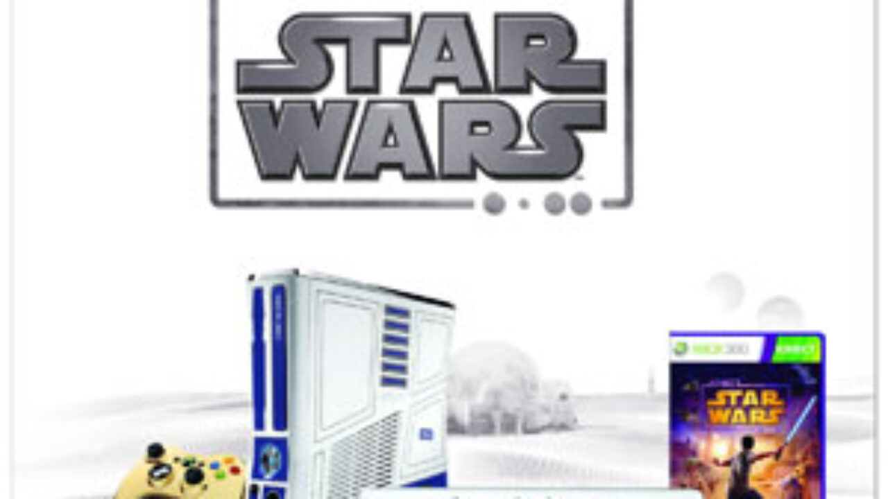 Kinect Star Wars and Xbox 360 Limited Edition console bundle set 