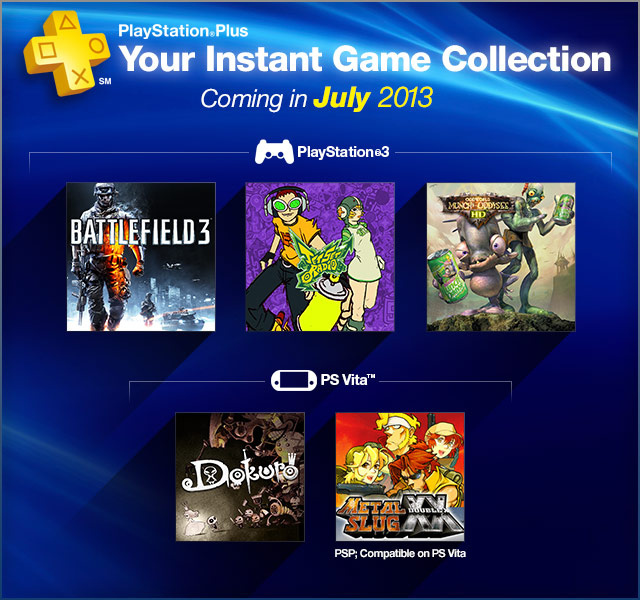 playstation free games july