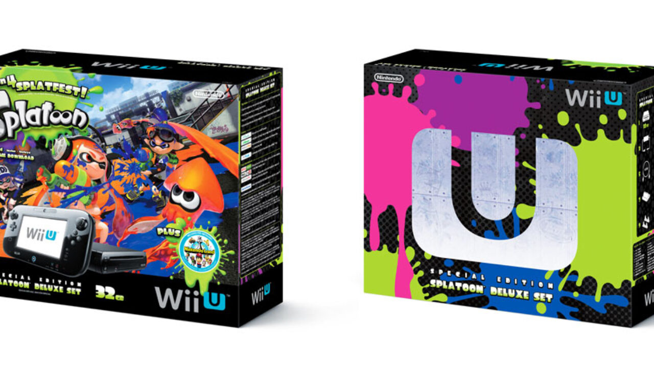 【大幅値下げ】Wii U+Splatoon+実況セット Nintendo Wii U Splatoon Deluxe Set Bundle [US
