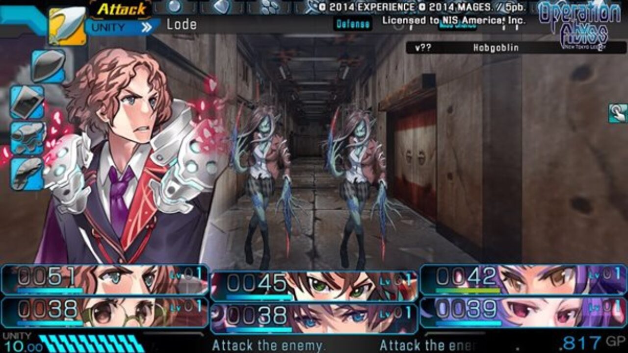 Operation Abyss: New Tokyo Legacy – PS VITA – Neuf Sous Blister – PAL