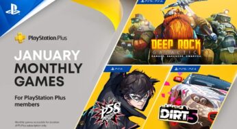 PS Plus subscribers get Persona 5 Strikers, Deep Rock Galactic, Dirt 5 free for Jan. 2022