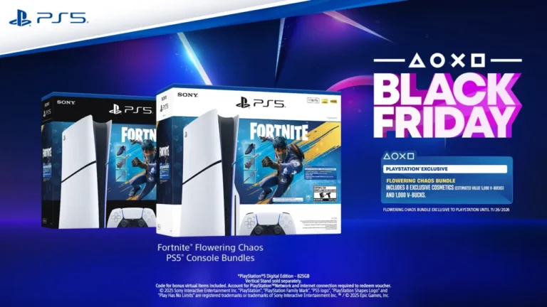 PlayStation Black Friday Deals include $100 off PS5 hardware, Fortnite Flowering Chaos Bundle, accessory discounts, more