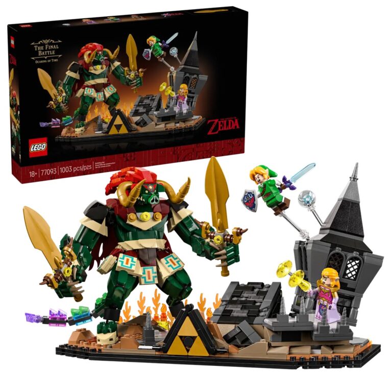 Build towards the LEGO The Legend of Zelda: Ocarina of Time – The Final Battle set this March