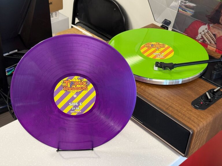 Retroware offers the soundtrack of Toxic Crusaders on vinyl ahead of the game’s release