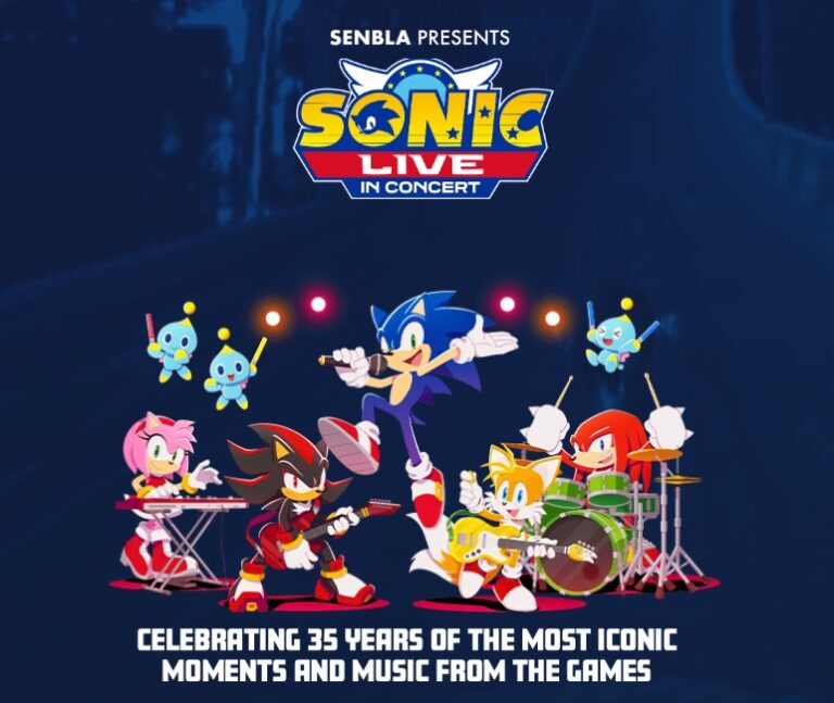 Celebrate Sonic the Hedgehog’s 35th by attending an upcoming Sonic Live In Concert experience