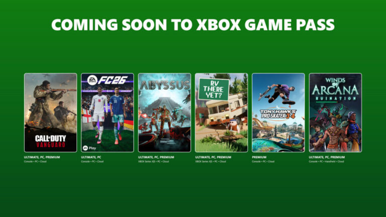 XBOX Game Pass for March 2026 – Call of Duty: Vanguard, EA Sports FC 26, Winds of Arcana: Ruination, Junkster, Abyssus 