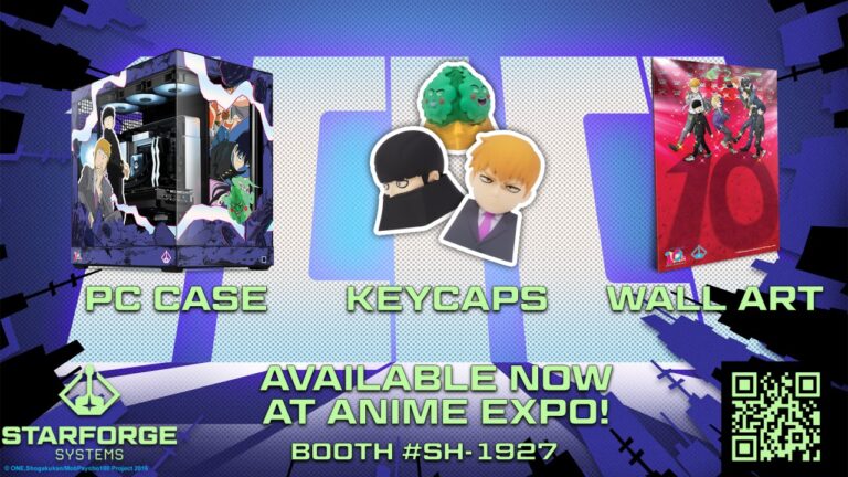 Starforge Systems debuts their Mob Psycho 100 product line at Anime Expo this weekend