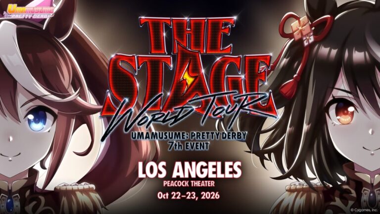 Experience Umamusume in concert this Fall as Umamusume: Pretty Derby – 7th EVENT WORLD TOUR: THE STAGE makes a 2 night Los Angeles stop