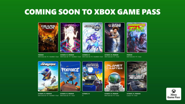XBOX Game Pass for July 2026 – Gears of War: Reloaded, Tony Hawk’s Pro Skater 1+2, The Planet Crafter, Palworld 1.0