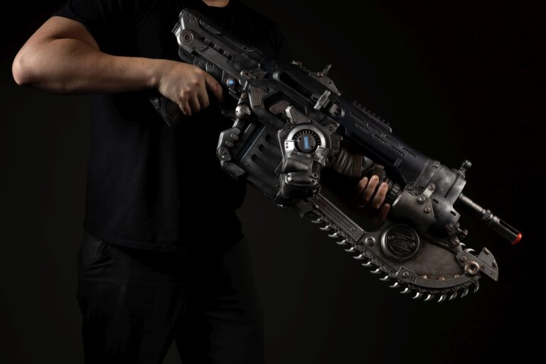 Get your hands on the 1:1 scale replica of the Prototype Lancer from Gears of War: E-Day at the Xbox Games Studio Shop