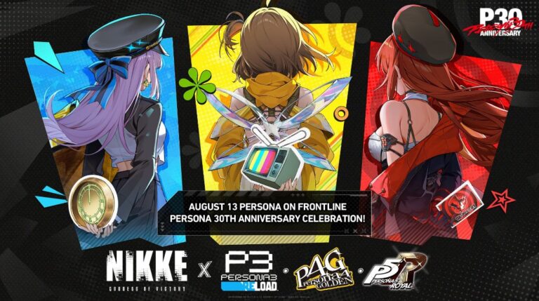 The NIKKE x Persona collaboration has a launch date and a new piece of key art