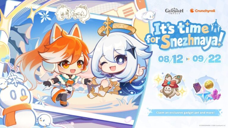 Crunchyroll members can reap exclusive rewards when Genshin Impact 7.0 releases on August 12th