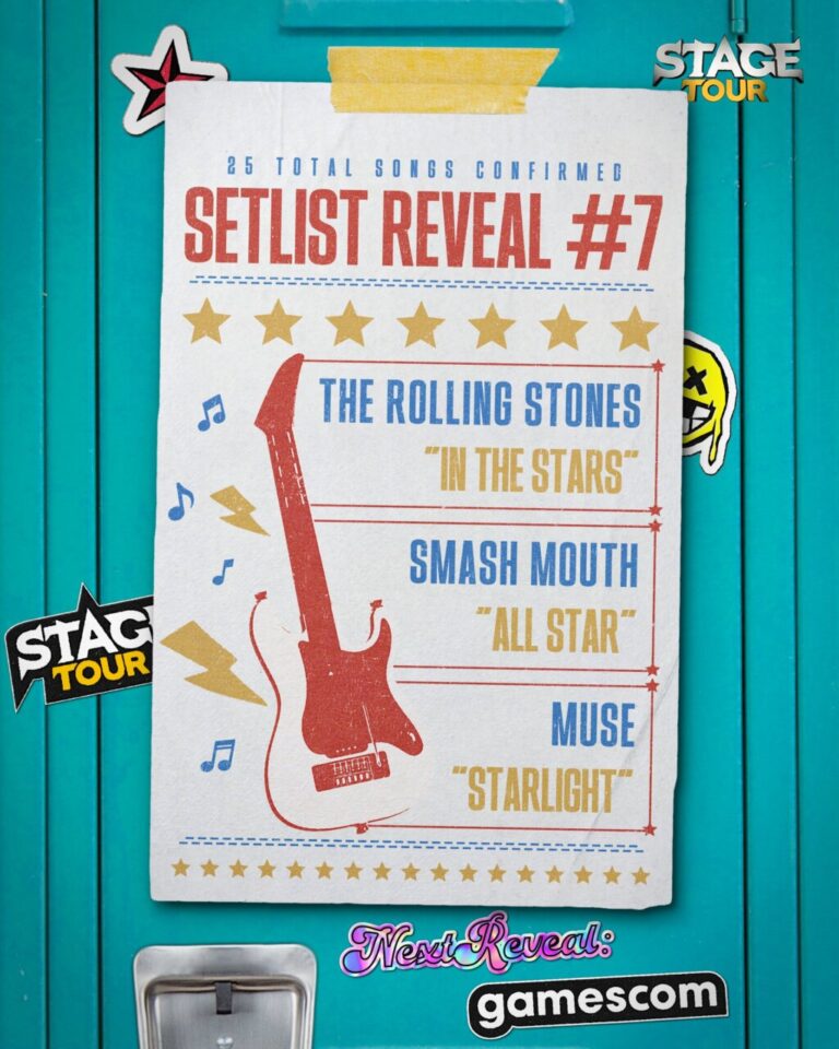 You’ll be able to play that song from Shrek in Stage Tour as the game revealed 3 new songs in their latest setlist reveal