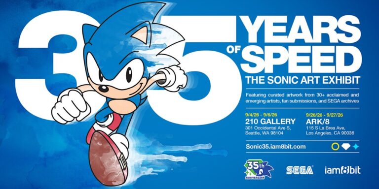 PAX West 2026: 35 Years of Speed – The Sonic Art Exhibit 