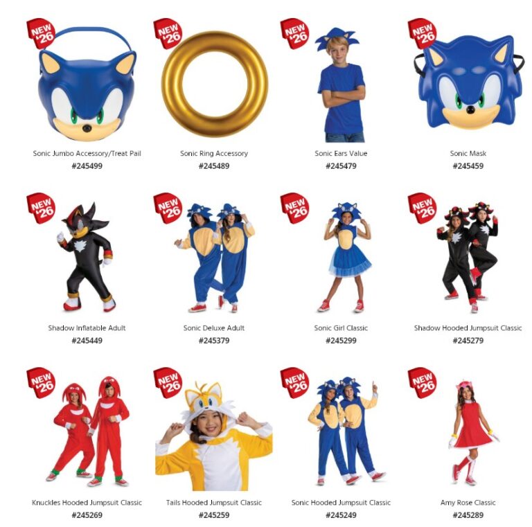 It’s going to be a lot easier to look like Sonic the Hedgehog and his friends this Halloween courtesy of Disguise