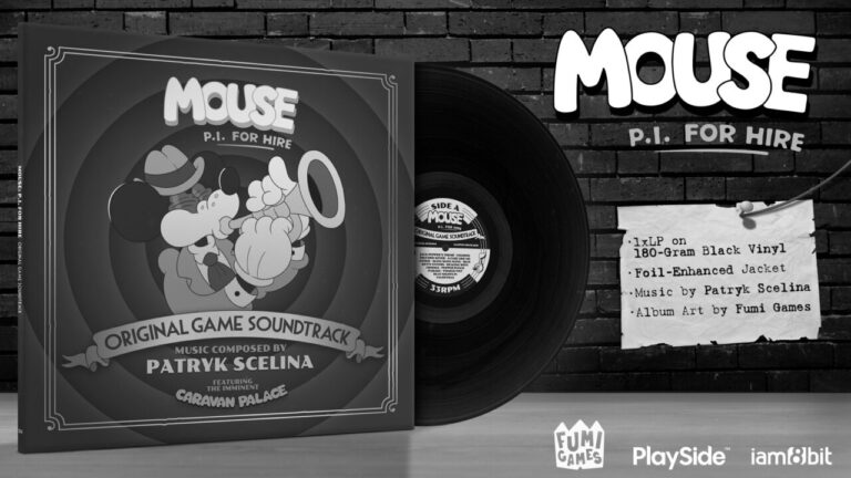 MOUSE: P.I. For Hire’s soundtrack gets an audiophile quality vinyl release courtesy of iam8bit