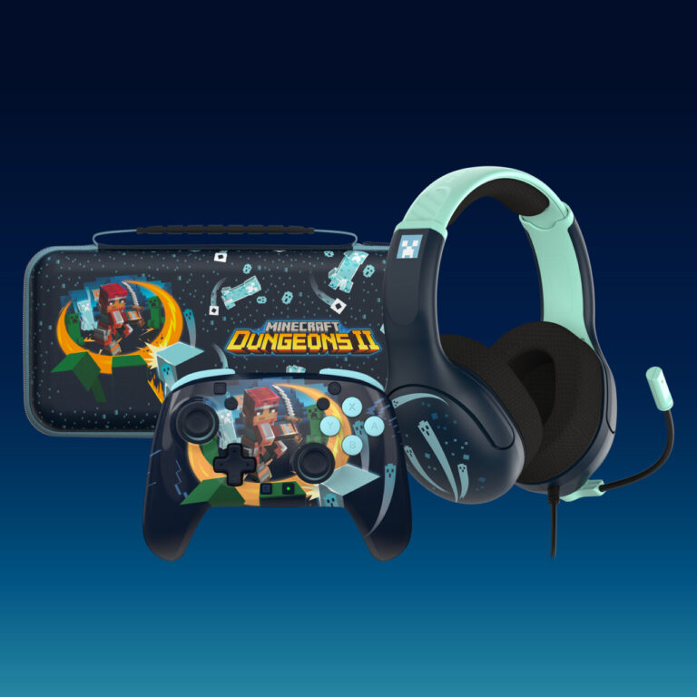 Turtle Beach knows that children yearn for the min…uh dungeons as they reveal a suite of Minecraft Dungeons II themed accessories
