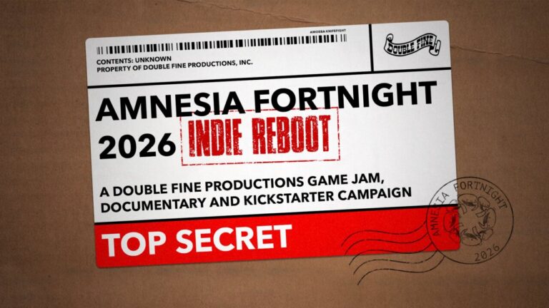 Double Fine hopes to kick off their return to independence with another Amnesia Fortnight!