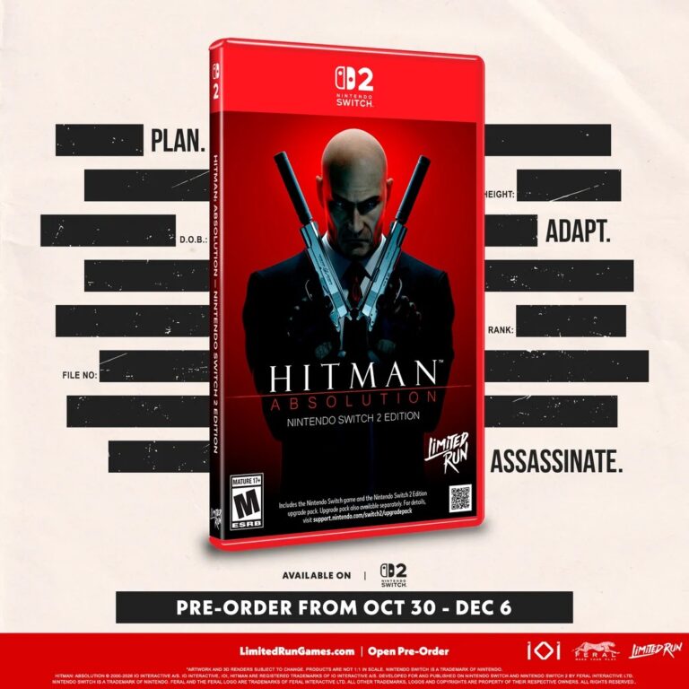 Hitman: Absolution gets physical on the Switch 2 thanks to Limited Run Games